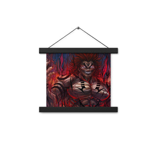 Yujiro Hanma x Sukuna Poster with hangers