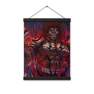 Yujiro Hanma x Sukuna Poster with hangers