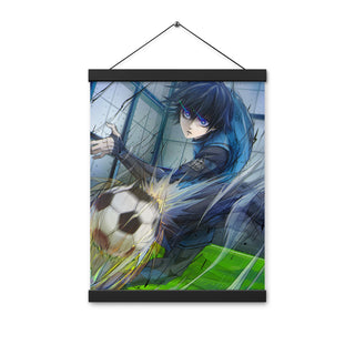 Isagi Yoichi Blue Lock Poster with hangers