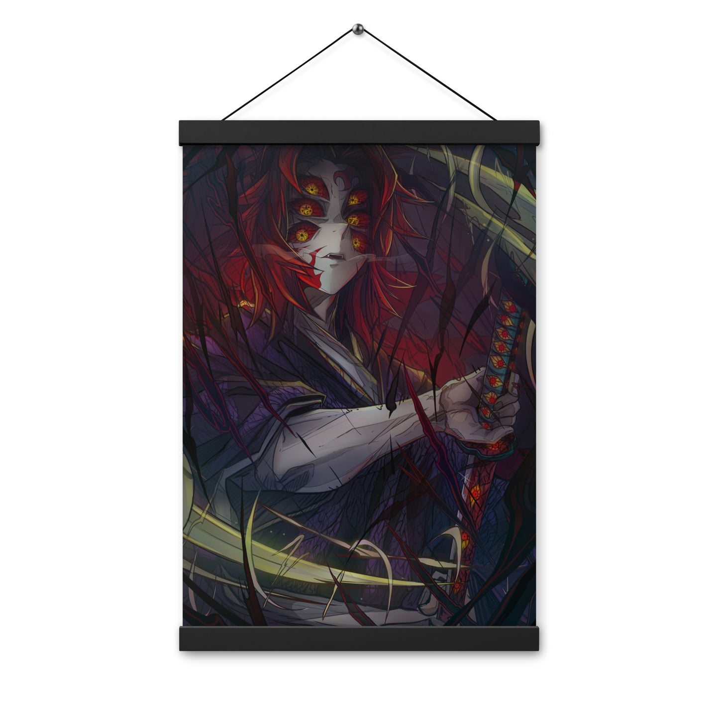 Upper Moon 1 Kokushibou Poster with hangers