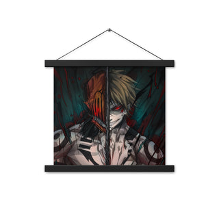 Denji x Sukuna Poster with hangers