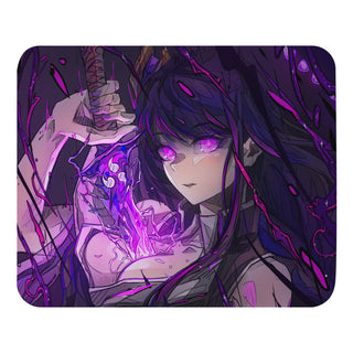 Raiden Shogun in Demon Slayer Mouse Pad