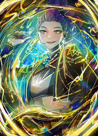Huntrix "GOLDEN" Rumi Print โจ๐ถ