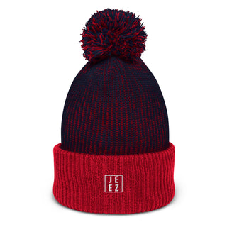 Jeez Logo  speckled Pom-Pom Beanie