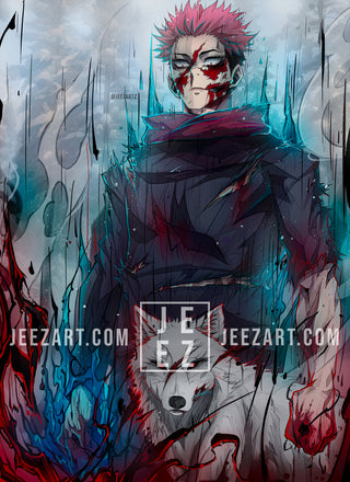 Yuji Itadori Jujutsu Kaisen Revenge Print ๐