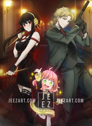 Spy X Family Forgers Print 👨👩👧