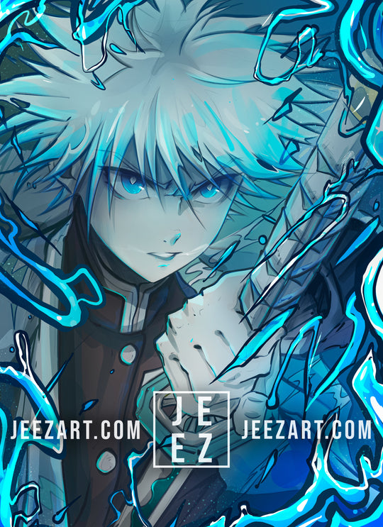 Killua Demon Slayer Print