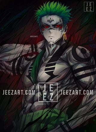 Zoro x Sukuna 😈👹 Print