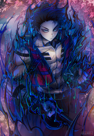 Destruction Hashira Akaza Print ❄️🌸