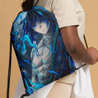 Demon Giyu Drawstring Bag