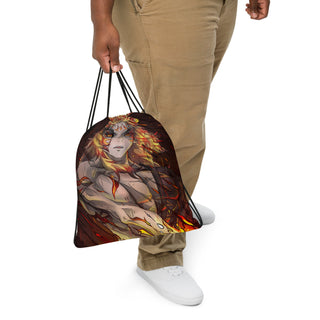 Demon Rengoku Drawstring Bag