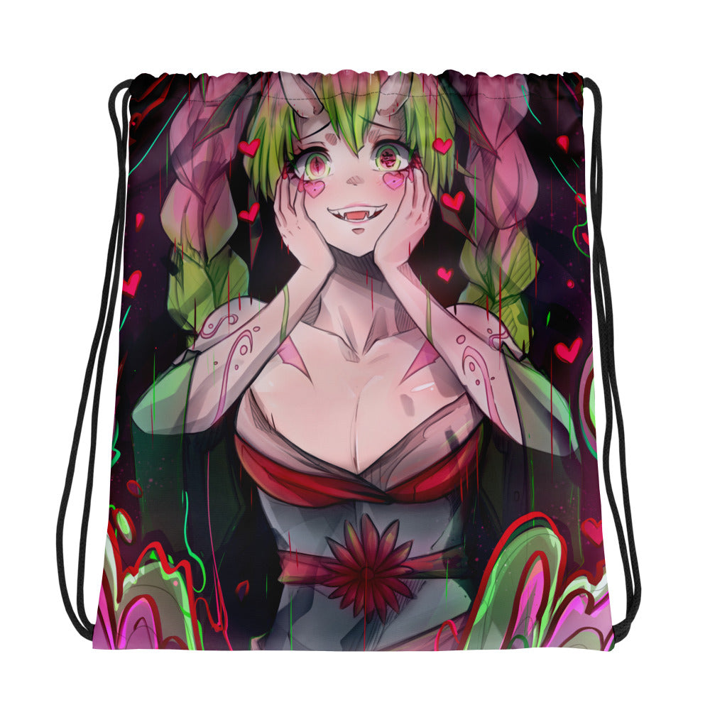 Demon Mitsuri Drawstring Bag