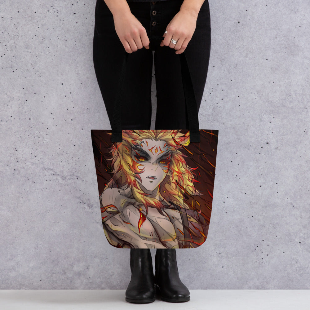 Demon Rengoku Tote bag