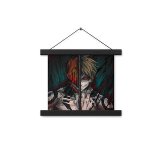 Denji x Sukuna Poster with hangers