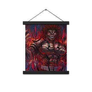 Yujiro Hanma x Sukuna Poster with hangers