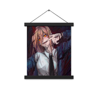 Power x Sukuna Poster with hangers