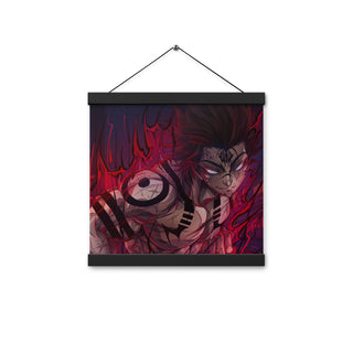 Baki Hanma x Sukuna Poster with hangers