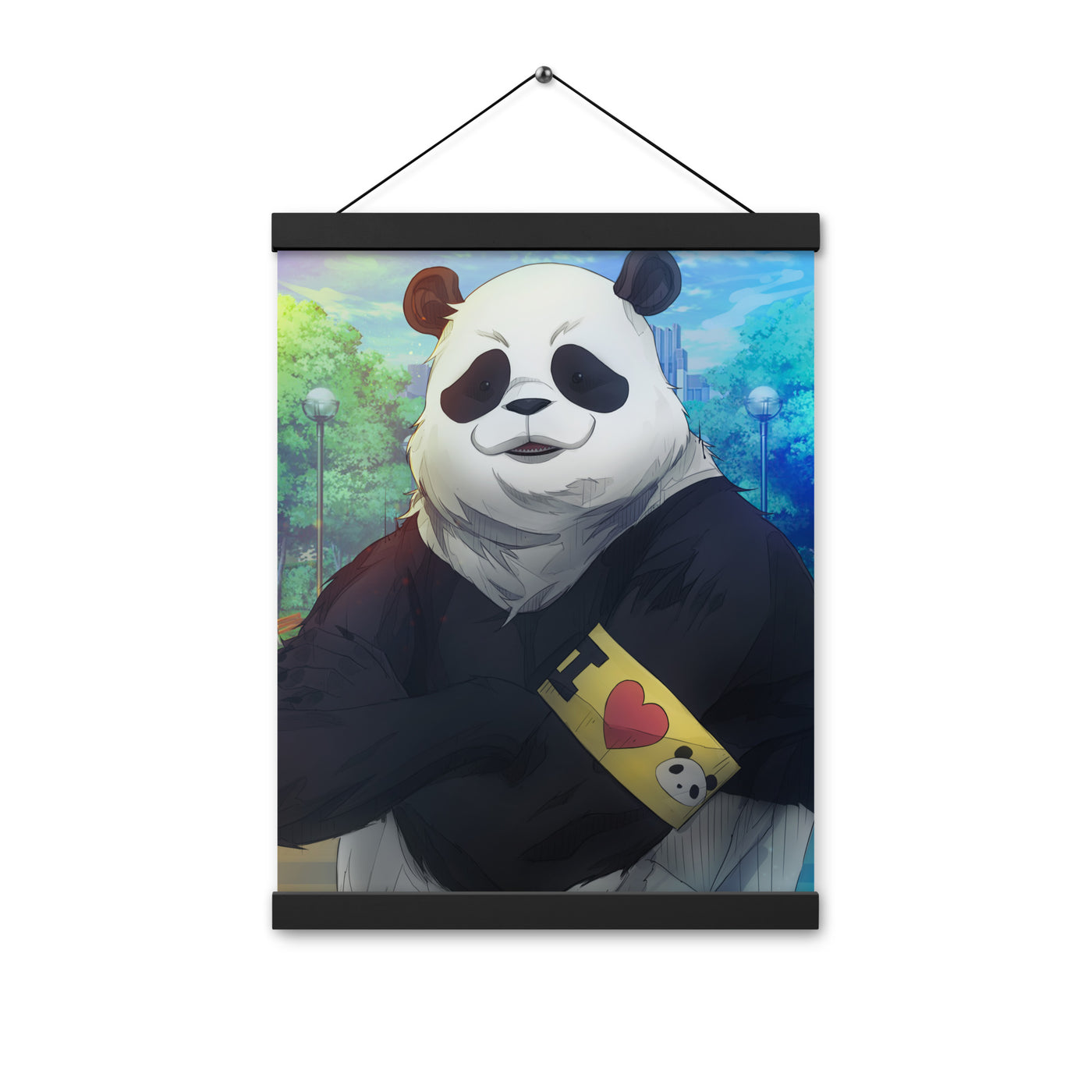 Jujutsu Kaisen Panda Poster with hangers