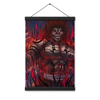 Yujiro Hanma x Sukuna Poster with hangers