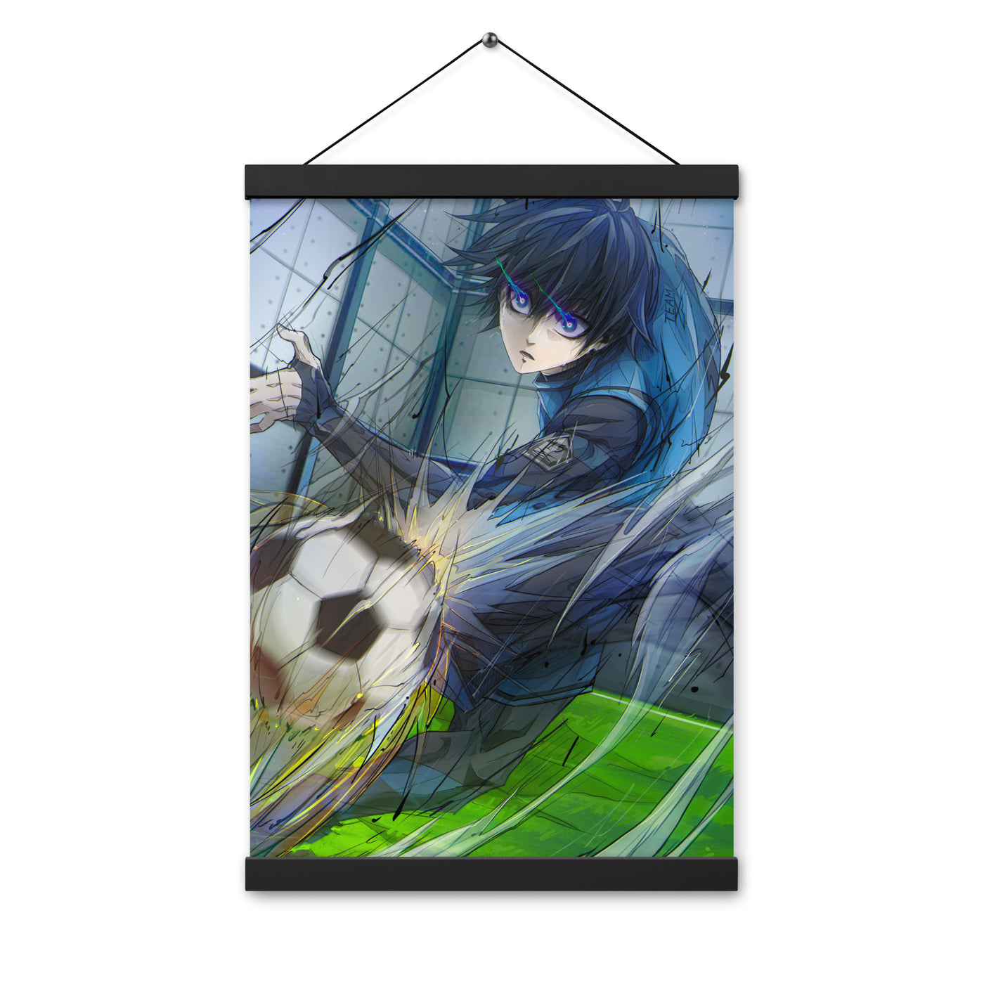 Isagi Yoichi Blue Lock Poster with hangers