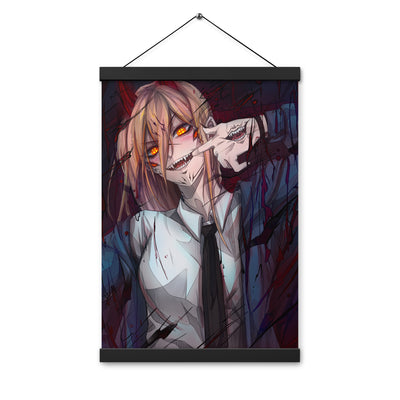 Power x Sukuna Poster with hangers