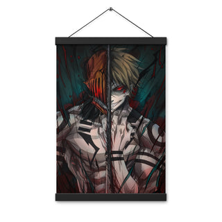 Denji x Sukuna Poster with hangers