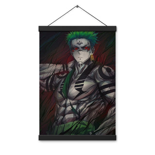 Zoro x Sukuna Poster with hangers