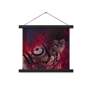 Baki Hanma x Sukuna Poster with hangers