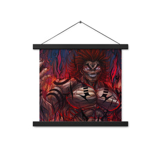 Yujiro Hanma x Sukuna Poster with hangers