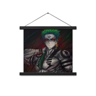 Zoro x Sukuna Poster with hangers