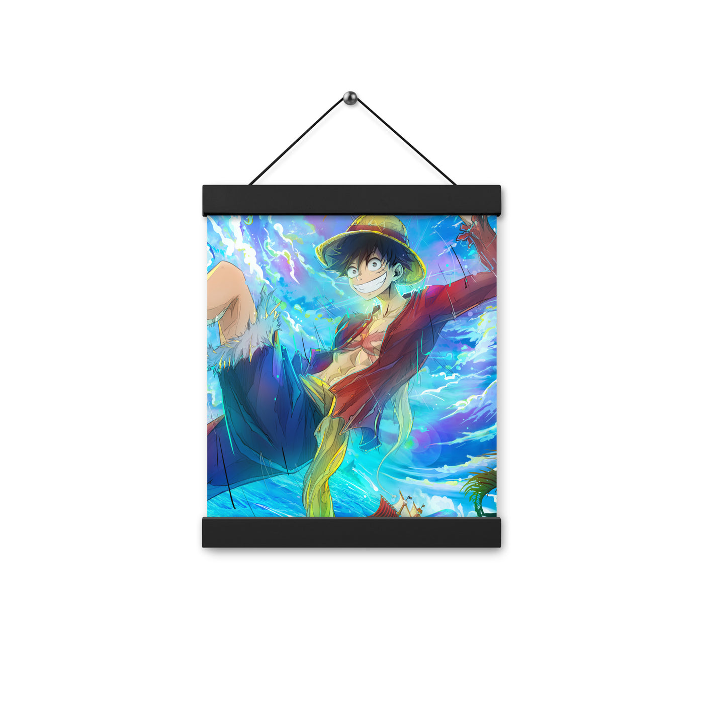 Luffy One Piece Poster with hangers