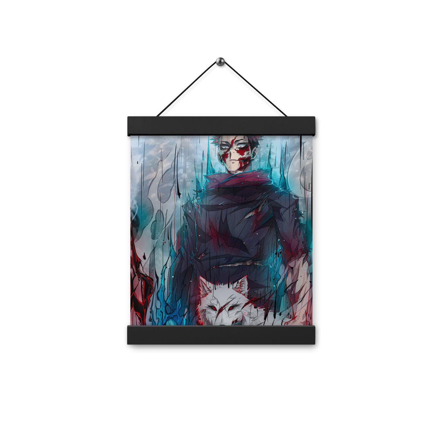 Yuji Itadori Jujutsu Kaisen Poster with hangers