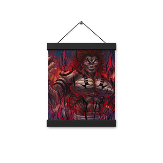 Yujiro Hanma x Sukuna Poster with hangers