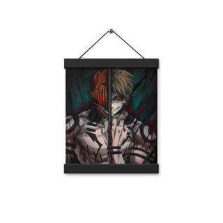 Denji x Sukuna Poster with hangers