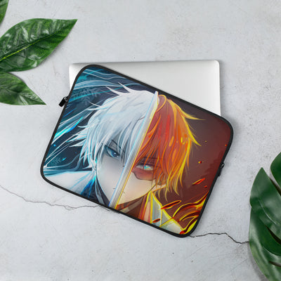 Todoroki as a Demon Slayer Laptop Sleeve