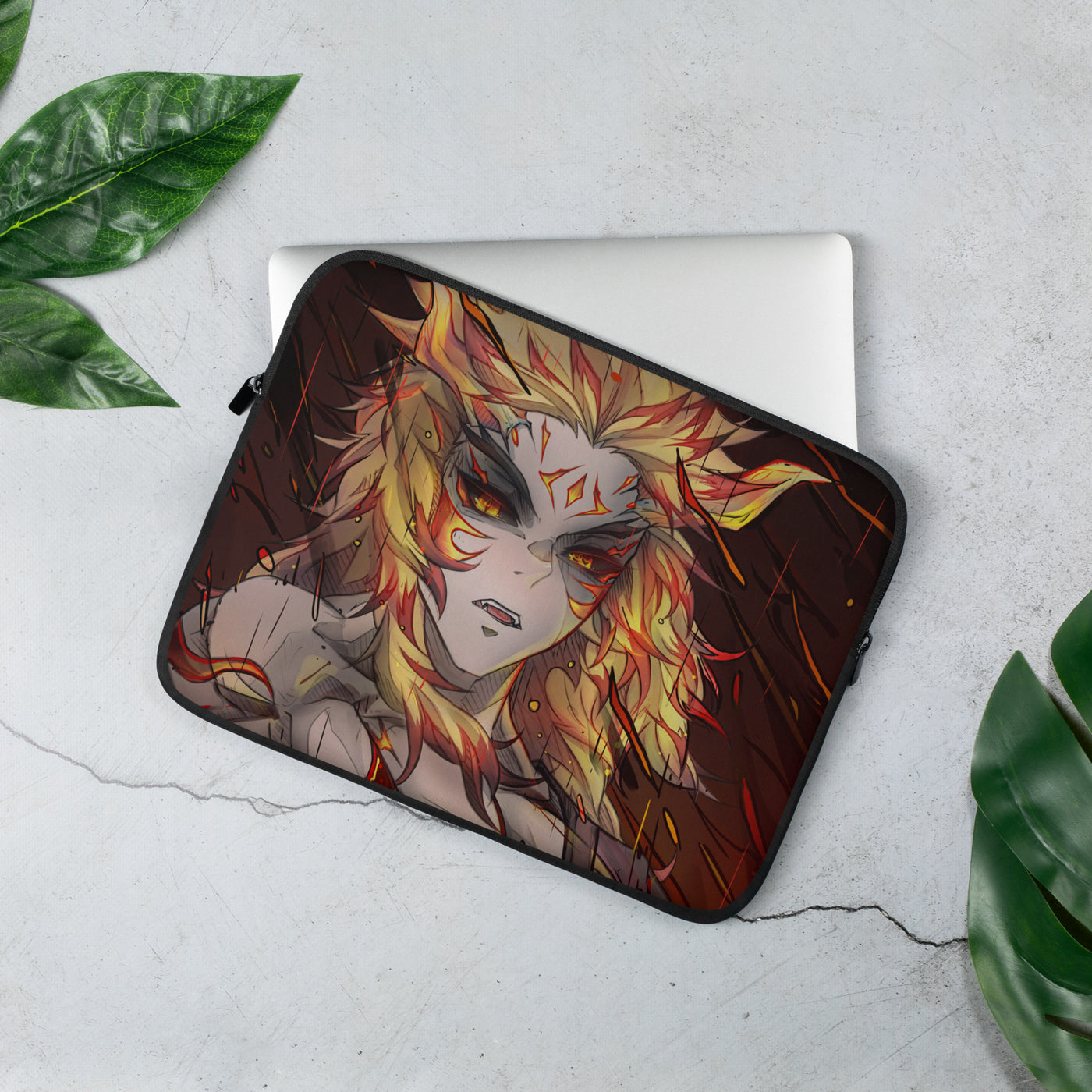 Demon Rengoku Laptop Sleeve
