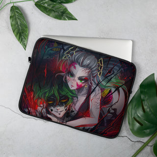 Upper Moon 6 Gyutaro and Daki Laptop Sleeve