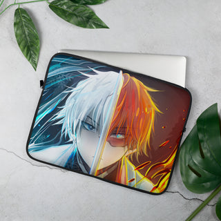 Todoroki as a Demon Slayer Laptop Sleeve