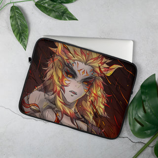 Demon Rengoku Laptop Sleeve