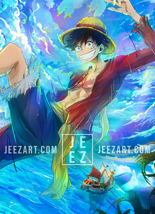 ONE PIECE Luffy 🌞👒 Print