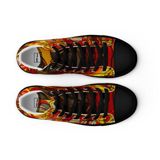 Flame Hashira Rengoku Men’s high top shoes