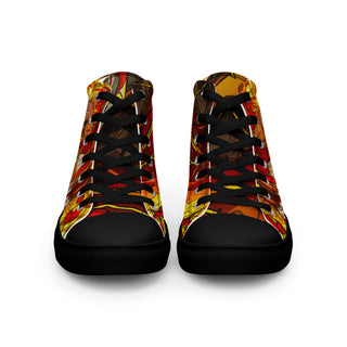 Flame Hashira Rengoku Men’s high top shoes