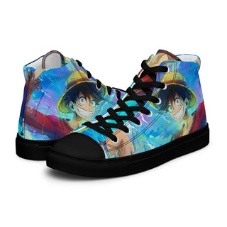 Luffy One Piece Men’s high top shoes