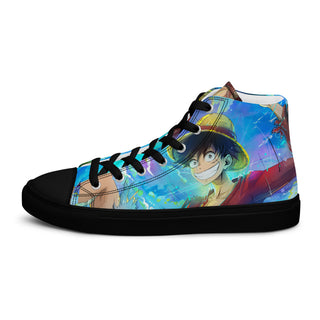 Luffy One Piece Men’s high top shoes