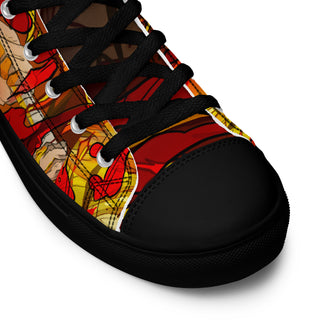 Flame Hashira Rengoku Men’s high top shoes