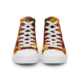 Flame Hashira Rengoku Men’s high top shoes