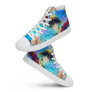 Luffy One Piece Men’s high top shoes