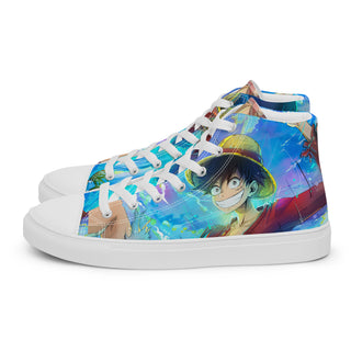 Luffy One Piece Men’s high top shoes