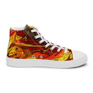 Flame Hashira Rengoku Men’s high top shoes