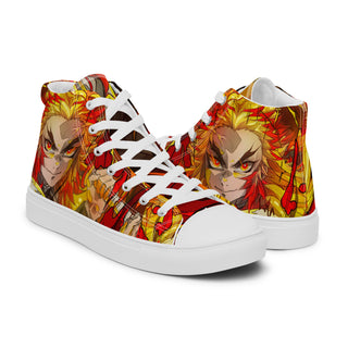 Flame Hashira Rengoku Men’s high top shoes